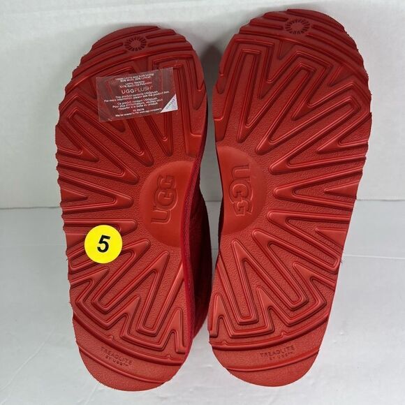 NWOT! UGG Neumel II Boot Samba Red Suede Women Ankle Booties Sz 5 - Picture 8 of 12